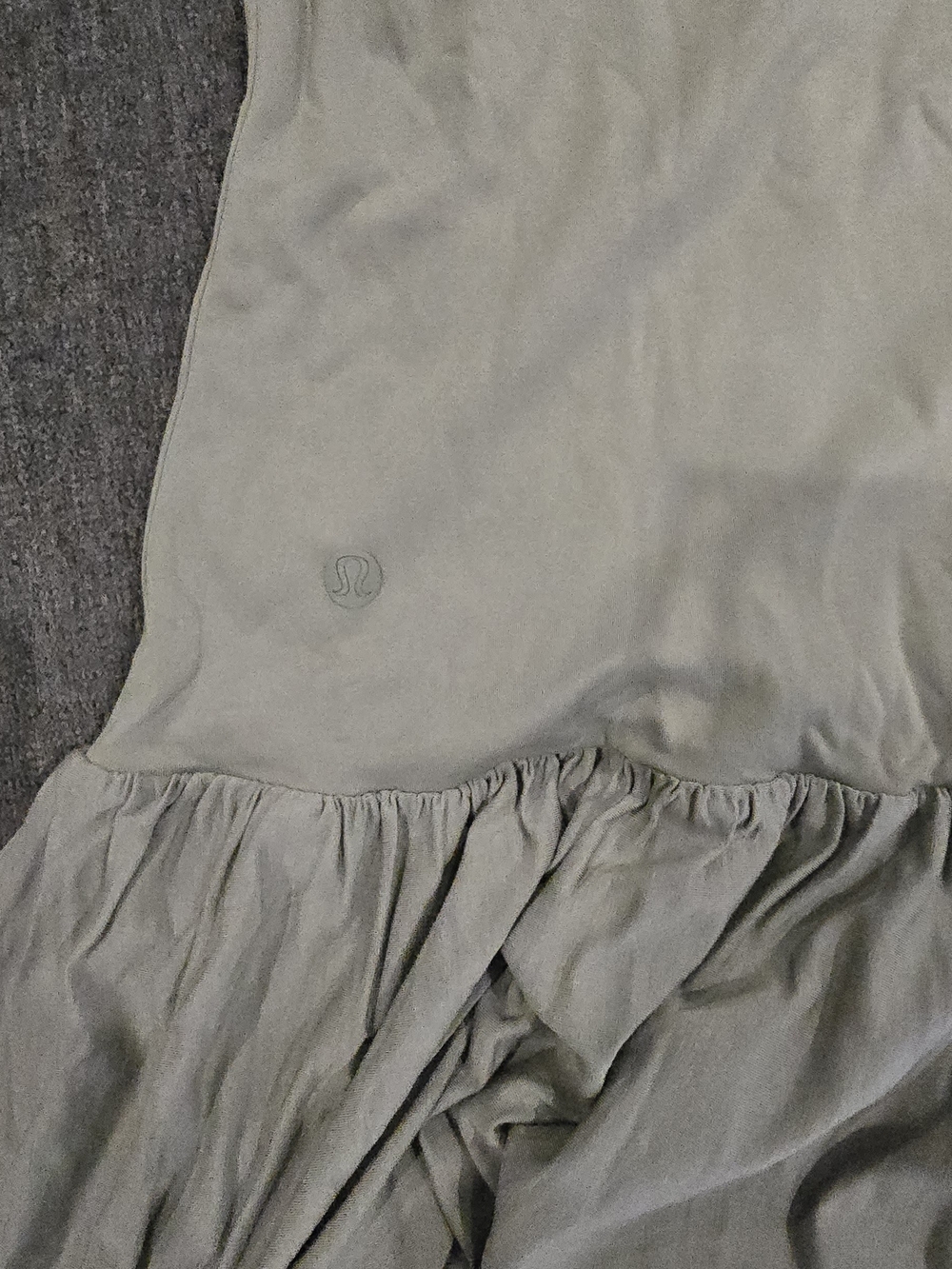 lululemon 2-in-1 Willow Leaf Maxi Dress M w Lule Reusable Tote - Picture 5 of 8